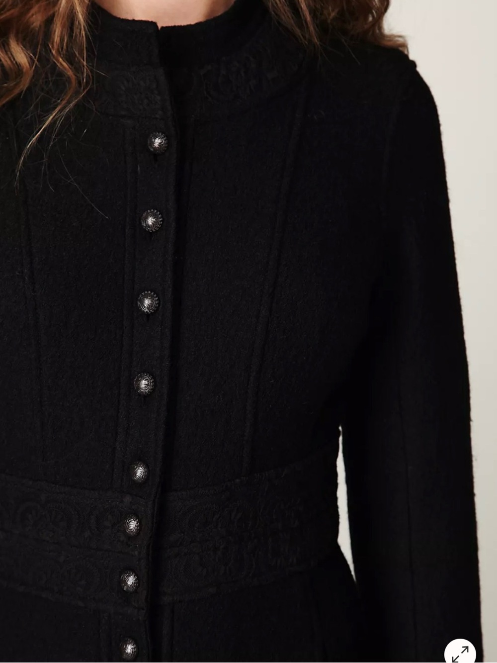 RARE Free People vintage inspired wool coat - Picture 6 of 6